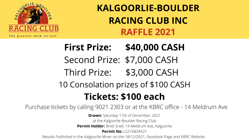 KALGOORLIE-BOULDER RACING CLUB INC